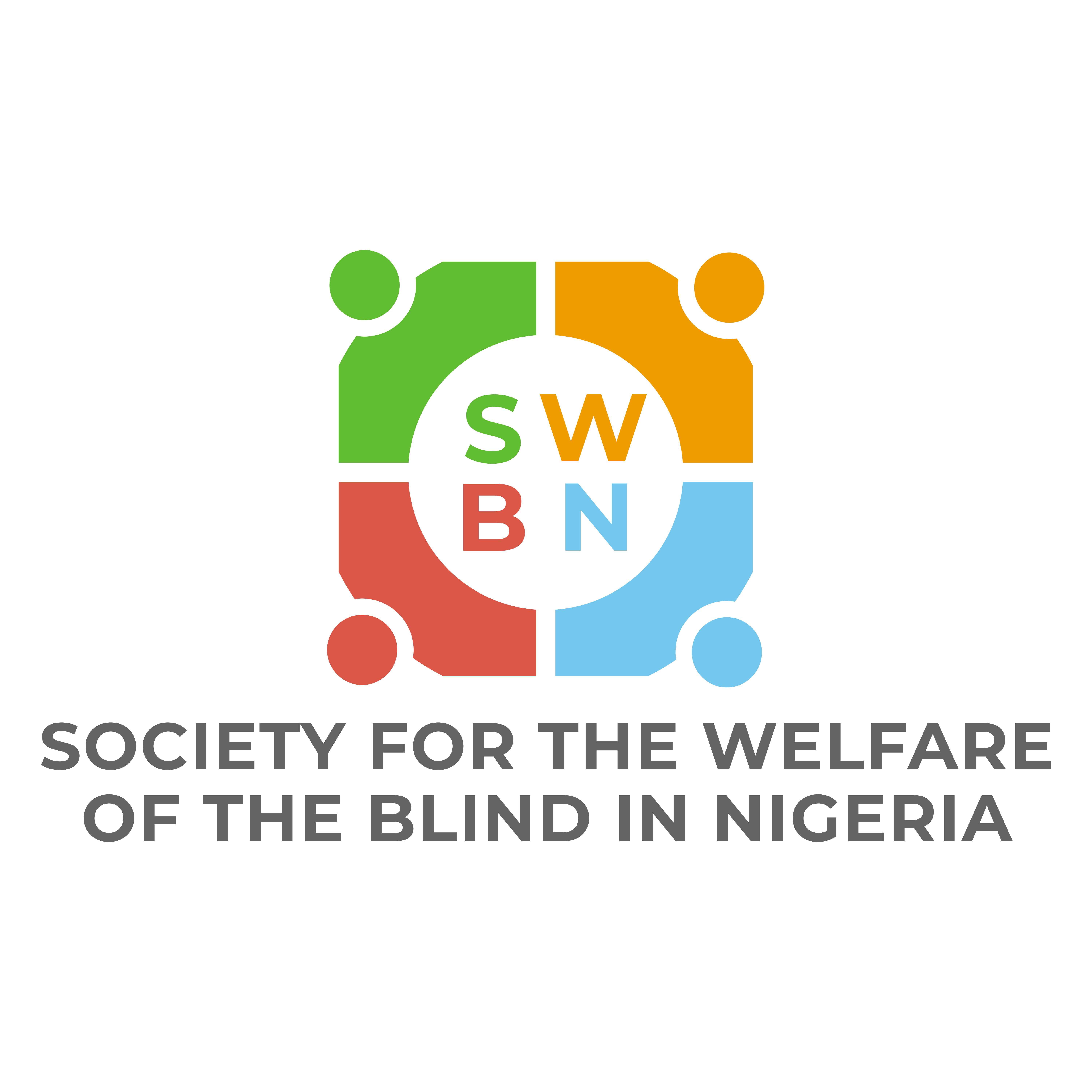 Logo' of the Society for Welfare of the Blind in Nigeria